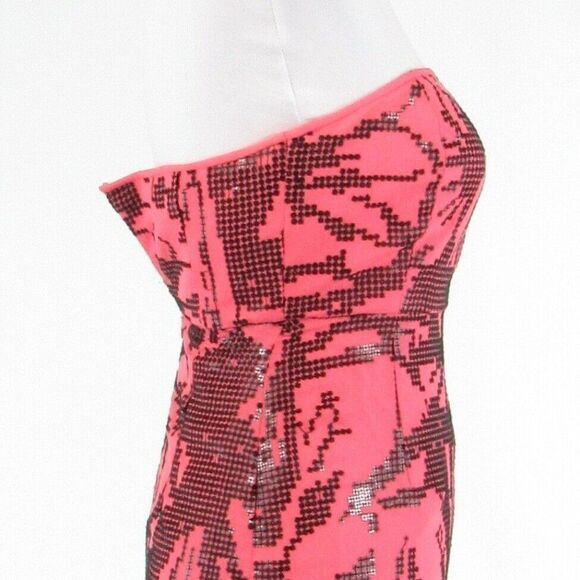 Pink TIBI NEW YORK sheath dress 2 - Picture 6 of 8
